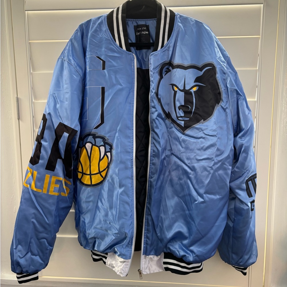 Brand New Demi Rogue Memphis Grizzlies Bomber Jacket